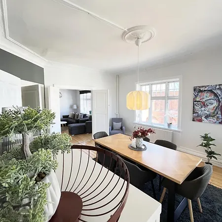 Lux Grand 2-bedroom On Pedestrian Street Ålborg
